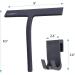RICHMIRTH 9 Inch Silicone Rubber Blade Shower Squeegee - Window, Car, Bathroom Glass Cleaner - Black - Buy Online on GoSupps.com