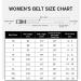 Catelles Women's Genuine Leather Belt - 1.1 Width with Gold Buckle | XS Pant Size 0-2 | Black - Buy Online on GoSupps.com