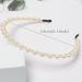 3 Pack White Faux Pearl Headbands - Bridal Hair Accessories for Women & Girls - Buy Online on GoSupps.com