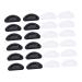 Adocarn 12 pairs brick nose pad made of silicone glass pads replacement nose pads nose made of silicone nose protection for glasses Schnapps glasses Anti-nose pads nasal pads made of silicone sunglasses suite