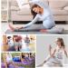 Aivoro Yoga Socks - 3 Pairs Anti-Slip Pilates & Fitness Socks for Women (35-42) - Ideal for Yoga Dance & Workouts - Black Gray & Pink Options - Buy Online on GoSupps.com