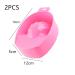 2-Piece Nail Art Soaked Bowl Set | DIY Salon Manicure Spa Tool for Hand Care & Treatment - Buy Online on GoSupps.com