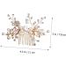 minkissy Pearl Comb Hair Combs for Women Accessories Wedding Hair Accessories for Brides Gold Hair Flower Girl Hair Accessories Girls Hair Accessory The Flowers Pearl Bridesmaid Headband - Buy Online on GoSupps.com