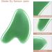 Uraqt Gua Sha Massage Tool - 2 Natural Jade Boards for Spa Facial Care & Anti-Aging | Green Scraping Stones for Wellness - Buy Online on GoSupps.com