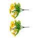 Zerodeko Sunflower Props 2pcs 7 Artificial Flower Bouquet Wedding Bouquet Artificial Flowers Bouquet Artificial Bouquet Decor Flower Arrangement Supplies Sunflower Fake Sunflowers Heads
