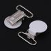 McDsaj 25mm Nipple Clip | Durable Round Loop Print Button | DIY Pacifier Holder & Bib Clips (White) | International Shipping - Buy Online on GoSupps.com