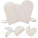 VILLCASE 2pcs Felt Sauna Gloves for Exfoliating Body Scrub - White/Grey - 29X24CM - Buy Online on GoSupps.com