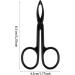 Premium Eyebrow Tweezers & Scissors Set | Hair Removal & Facial Grooming Tool - Precision Flat Pointed Design - Buy Online on GoSupps.com