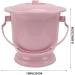 Angoily Chamber Pot with Lid Handle Urine Pots Bedpan Urine Bucket Potty Urinal Bottles for Home Pink - Buy Online on GoSupps.com