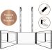 3 Way Mirror for Hair Cutting | 360 Self Haircut System for Men and Women | Barber Mirror for Home Styling - Buy Online on GoSupps.com
