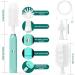 Electric Bottle Brush Set- 2 Silicone & 1 Sponge Heads, 2-Speed Power, Waterproof, IP65 Water Resistant- Ideal for Cleaning Bottles & Cups - Buy Online on GoSupps.com
