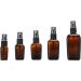 ERICAT Square Perfume Spray Bottle Dark Brown Refillable Portable Glass Split Bottle Travel Cosmetic Container With Cap (Color : Brown Size : 100ml) 100ml Brown - Buy Online on GoSupps.com