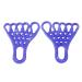 Healthy Fascia Stretcher Strap Hollowed Out Comfortable Good Ductility Halluces Valgus Corrector Fitness Supplies Thumb Correction Strap Blue