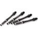 CUESOUL TERO AK7 Slim Dart Shafts Set of 3 - Black, Shaft Length 40mm - for Steel Tip and Soft Tip Darts - Buy Online on GoSupps.com