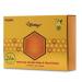 Large 24 Pack Natural Honey Infused with Natural Jelly - Local Bee Pollen from Ginseng Blossoms & Herbs, Power Plus Omega. Full Box of 20G Honey Sachets