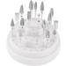 POPETPOP 2 Pcs 48 Nail Bit Holder Case Nail Drill Bits Holder Nails Drill Bits Nail Drill Bit Container Nail Bit Organizer Nail Drill Bits Stand White Multicolor Bracket Box Size 1x2pcs Whitex2pcs - Buy Online on GoSupps.com