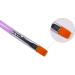 TRIXES 7PC UV Gel Acrylic Nail Brush Set - Assorted Nail Art & Builder Brushes - Accurate Professional Salon Painting Tools - Marbled Purple Pink - Buy Online on GoSupps.com