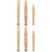 Healvian 6 STK acupuncture rod made of wood gift pencil deep foot massage tab foot massager made of wood acupressure pen made of wood muscle sucks.