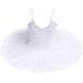 Ballet Leotard for Women - Professional Swan Lake Ballerina Costume with Hard Organdy Tutu and Classic Pancake Skirt in White - Size Large - Buy Online on GoSupps.com