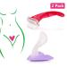 Ladies Bikini Trimmer Pubic Hair Shaver for Women Bikini Trimmer Shaver and Bikini Shaving Stencil Private Intimate Tools (Heart)