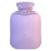 Lila pink gradient heat bottle with reference heat bottles for pain relief heat bottle water bag feet and bed warmer for cramps 1l