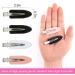 8 Pcs No Bend Hair Clips - Duck Bill Styling Clips for Salon Hairstyles - Black, White, Pink - Buy Online on GoSupps.com