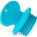 Penguin Blue Children's Hot Water Bottle 1L with Soft Fake Fur Cover - Natural Rubber Heat Pad for Kids - T V Rheinland Tested - Buy Online on GoSupps.com