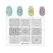 Finger Angel 10-Piece Nail Art Stencil Set | Mixed Designs & Flower Patterns for Creative Nail Art - 8x6 cm - Buy Online on GoSupps.com