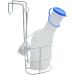 Urine Bottle with Bracket for Men - Set of 2 | 1000 ml Reusable PP Urine Bottles with Lid & Bedside Holder | Measurement Lines Included - Buy Online on GoSupps.com