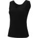 biJerou Women's Solid Color V-Neck Slim Sleeveless Vest - Summer Casual Top in Black | Fashionable Ladies Long Sleeve Loose Fit - Buy Online on GoSupps.com