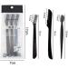 3-Piece Eyebrow Trimmer Set - Portable Face Razors & Hair Remover Tools for Perfect Brows | International Shipping Available - Buy Online on GoSupps.com
