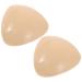 WRITWAA 2pcs Silicone Breast Patch Reusable Adhesive Soft and Comfortable for Women Chest Pads Invisible Chest Pads