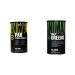 Animal Pak - Convenient All-in-One Vitamin & Supplement Pack - Zinc & Greens Pak - Chlorophyll