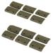 Cnevcho Tactical Polymer Rail Pack of 12-ODG | Durable and Versatile Rails for Firearms - Buy Online on GoSupps.com