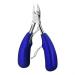 Nail Clipper for Thick Nails Toe Nail Clippers Ingrown Toenail Podiatry Correction Nippers Cuticle Cutters Cut Paronychia Pedicure Manicure Foot Care Tool (Color : Blue)