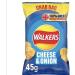 Walkers Cheese & Onion Crisps Case of 32x45g - Buy Online on GoSupps.com