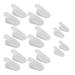 Toe Corrector 8 Pair Silicone Elastic Overlapping Toe Separator Professional Soft for Big Toe Alignment for Home Travel