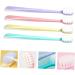 4-Piece Soft Cotton Toothbrush Set - Large Head Plastic Oral Hygiene Brushes for Women | Macaron Colors | Body Care - Buy Online on GoSupps.com
