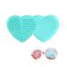 Heart Shaped Silicone Makeup Brush Cleaner - 1pc Finger Glove & Scrubber for Easy Cosmetic Cleaning - Essential Beauty Tool - Buy Online on GoSupps.com