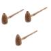 Lurrose 3st massage hammer made of wood plush massage hammer Manual back massage device Taphammer Massage device Cartoon-massage hammer H lzerner knocking hammer Handbook Lochhammer 43x8cmx3Pcs as shown
