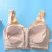 Luxrub Wireless Mastectomy Bra for Women - Front Zipper Ice Skating Bralette with Full Coverage & Pocket - XXL Skin Color - Buy Online on GoSupps.com