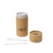 Voice of Nature Beauty Sustainable Mini Pointy Cotton Ear Buds - 100 Pieces - Eco-Friendly - Recycled Paper Stems - Organic Cotton