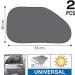 Buy Sumex 4410008 Side Sunshade - Black 38x65 cm | Premium UV Protection for Cars - Buy Online on GoSupps.com