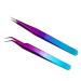 Artlalic Straight and Curved Tweezers Rhinestone Picker for Ingrown Eyelashes Makeup Nail Art