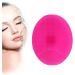 Silicone Face Scrubber Face Brush Face Wash Brush Skincare Tools Lip Scrubber for Shower Wash (Rosy)1PC - Buy Online on GoSupps.com