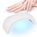 Nail lamp 6 + 6 Dual Light Source LED UV gel nail polishing device USB rechargeable nail polish dryer for nail art design at home