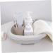 1 Set wash basin Clothes Hand Wash Board laundry bucket washing up basin underwear child pan Grey 30x29cm - Buy Online on GoSupps.com