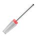 BNG 5 in 1 Carbide Nail Drill Bit Fast Remove Acrylic & Hard Gel Professional 3/32" Electric Nail Drill Tungsten Steel Bits Manicure Pedicure Professional Salon Tool(Fine Silver) DSA5-Fine&Silver