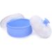 boite de poudre avec Puff d'eponge souple cosmetique de et corps de/conteneur (bleu) - Buy Online on GoSupps.com