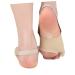 Lurrose Bunion Protector Sleeve - 1 Pair Silicone Gel Cover for Bunion Relief & Toe Separation - Hammer Toe Straightener Splint - Overlapping Care Pad for Men and Women - 22x7.5cm - Buy Online on GoSupps.com